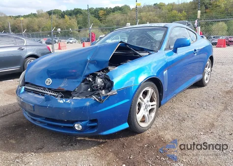 2004 Hyundai Tiburon Gt V6/Gt V6 Special Edition from USA, damaged, VIN KMHHN65F44U153298